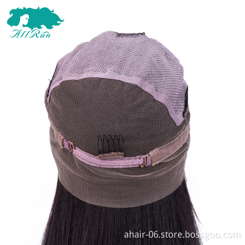 Wholesale Price High Quality Free Part Swiss Full Lace  Wig With Baby Hair India Human Hair